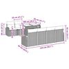 vidaXL Ensemble de canap&eacute; de jardin avec stockage 9 pcs Gris polyrotin