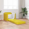vidaXL Canapé-Lit Jaune foncé 74 x 77 x 81 cm Velours