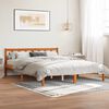 vidaXL Cadre de lit sans matelas cire marron 150x200cm bois pin massif