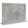vidaXL Miroir de vanit&eacute; Rectangulaire Gris b&eacute;ton 80 x 55 x 18 cm