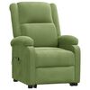 vidaXL Fauteuil vert clair velours