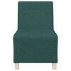 vidaXL Unit&eacute; de Sofa Modulaire Sans Accoudoirs 2 pcs Vert fonc&eacute;