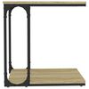 vidaXL Table d'appoint Ch&ecirc;ne sonoma 50x35x52 cm Bois d'ing&eacute;nierie