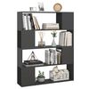 vidaXL Biblioth&egrave;que/S&eacute;parateur de pi&egrave;ce Gris 100x24x124 cm