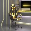 vidaXL Chaise de jeu Noir et dor&eacute; Similicuir