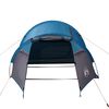 vidaXL Tente de camping tunnel 2 personnes bleu imperm&eacute;able
