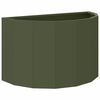 vidaXL Jardini&egrave;re Vert olive 60 x 30 x 35 cm Acier