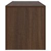 vidaXL Meuble TV avec lumi&egrave;res LED ch&ecirc;ne marron 120x35x40 cm