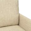 vidaXL Canap&eacute;s avec coussin 55cm Cr&egrave;me Contreplaqu&eacute;