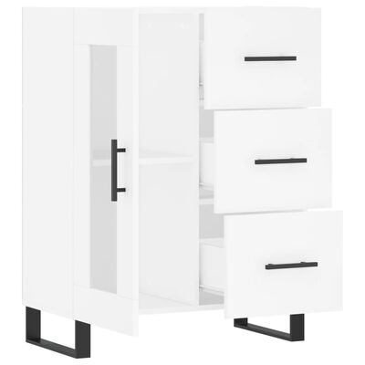 vidaXL Buffet blanc 69,5x34x90 cm bois d'ingénierie