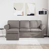 vidaXL Canap&eacute; 160cm Taupe M&eacute;tал