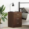 vidaXL Table de chevet Ch&ecirc;ne marron 38x35x56 cm Bois d'ing&eacute;nierie