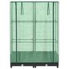 vidaXL Jardini&egrave;re sur&eacute;lev&eacute;e avec housse aspect rotin 80x40x123 cm