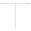 vidaXL Auvent manuel r&eacute;tractable avec LED 350x250 cm Jaune et blanc