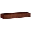 vidaXL Mur de sout&egrave;nement 8 pc 300 x 100 x 40 cm Acier patin&eacute; Rouill&eacute;