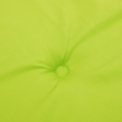 vidaXL Coussin de banc de jardin vert brillant 120x50x3cm tissu oxford