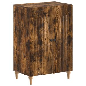 vidaXL Cabinet &agrave; chaussures ALKMAAR 59,5 x 39,5 x 90 cm Ch&ecirc;ne fum&eacute;