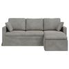 vidaXL Canap&eacute; Gris clair