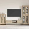 vidaXL Buffet FLORIN Ch&ecirc;ne Sonoma 55,5 x 29 x 103 cm Bois d'ing&eacute;nierie
