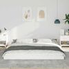 vidaXL Cadre de lit Blanc 180 x 210 cm Pin massif