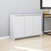 vidaXL Buffet Blanc 102x33x75 cm Bois d'ing&eacute;nierie
