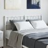 vidaXL T&ecirc;te de lit m&eacute;tal blanc 160 cm