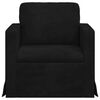 vidaXL Canap&eacute; Noir Dimensions globales: 78 x 78 x 80 cm (l x P x H)