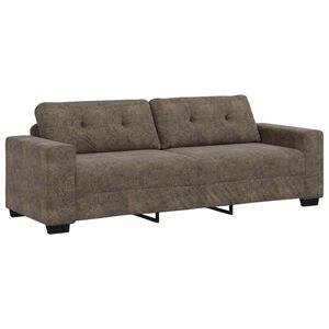 vidaXL | Canap&eacute; | avec coussin Gris fonc&eacute; Cuir synth&eacute;tique