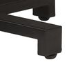 vidaXL Table de bistro Ronde &Oslash;80x75 cm Bois de manguier brut