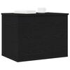 vidaXL Boîte de Rangement Chêne noir 60 x 42 x 46 cm Bois d'ingénierie