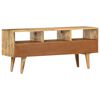 vidaXL Meuble TV 110x36x50 cm Bois massif de manguier