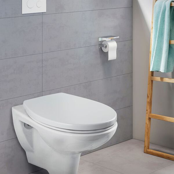 CORNAT Si&egrave;ge de toilette avec fermeture en douceur PREMIUM 2 blanc