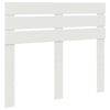 vidaXL Cadre de lit avec t&ecirc;te de lit Blanc 120 x 190 cm Pin massif