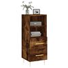 vidaXL Buffet Ch&ecirc;ne fum&eacute; 34,5x34x90 cm Bois d'ing&eacute;nierie