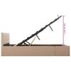 vidaXL Cadre de lit avec rangement hydraulique Similicuir 180x200 cm