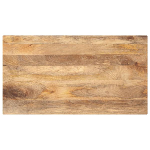 vidaXL Dessus de table 120x70x2,5cm rectangulaire bois massif manguier