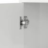 vidaXL Armoire de salle de bain Blanc brillant Bois d'ing&eacute;nierie