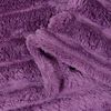 vidaXL Couvertures &agrave; jeter 6 pcs Violet 270 x 240 cm Toison