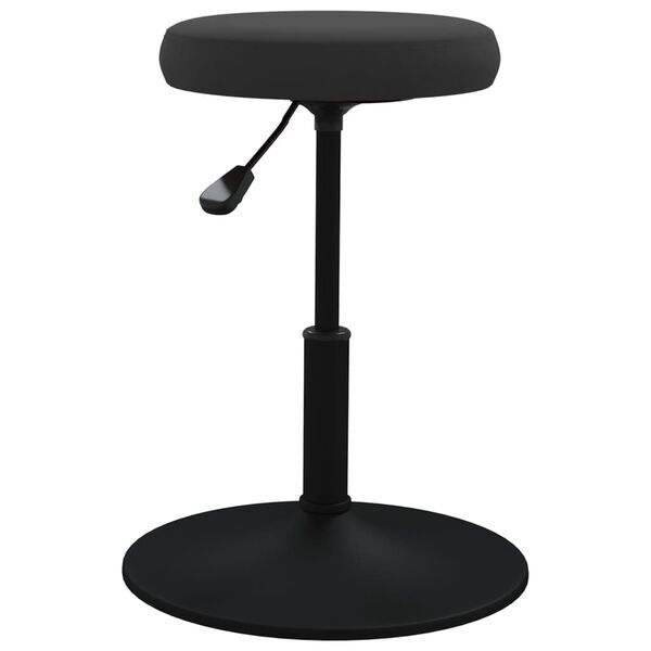 vidaXL Chaise de salle &agrave; manger Noir Velours