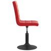 vidaXL Chaises &agrave; manger pivotantes lot de 6 rouge bordeaux velours