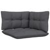 vidaXL Salon de jardin 6 pcs avec coussins bois de pin massif