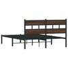 vidaXL Cadre de lit sans matelas avec t&ecirc;te de lit 150x200 cm