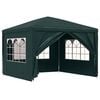 vidaXL Tente de r&eacute;ception 3 x 3 m Vert