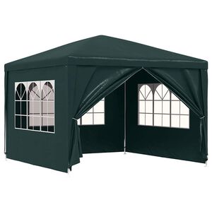 vidaXL Tente de r&eacute;ception 3 x 3 m Vert