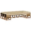 vidaXL Ensemble de canap&eacute;s d'ext&eacute;rieur 10 pcs Naturel et Beige