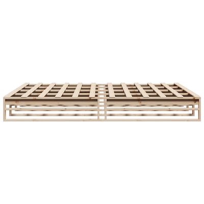 vidaXL Cadre de lit sans matelas 200x200 cm bois massif de pin