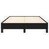 vidaXL Cadre de lit sans matelas noir 120x190 cm tissu