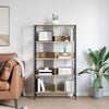 vidaXL &Eacute;tag&egrave;re Ch&ecirc;ne Sonoma 82 x 32 x 144,5 cm Bois d'ing&eacute;nierie