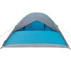 vidaXL Tente familiale &agrave; d&ocirc;me 6 personnes bleu imperm&eacute;able