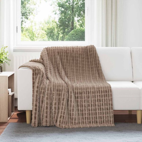 vidaXL Jet&eacute; Camel 200 x 150 cm Toison